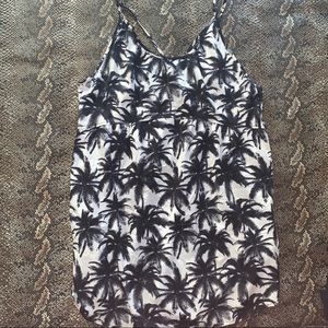 Amuse palm tree dress size large